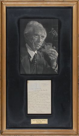 Lot #205 Bertrand Russell: “Is America becoming imperialistic?” - Image 1