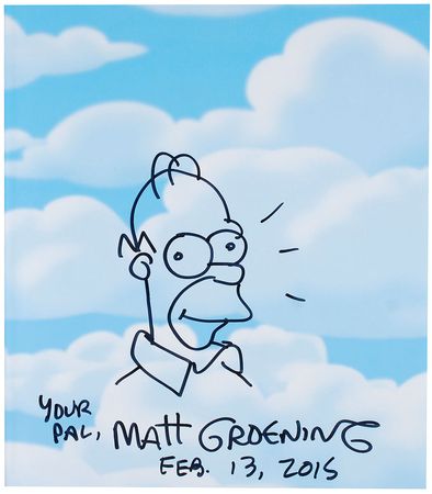 Lot #572 Matt Groening Book - Image 1