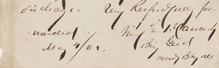 Lot #403 Winfield Scott Hancock Signature - Image 1