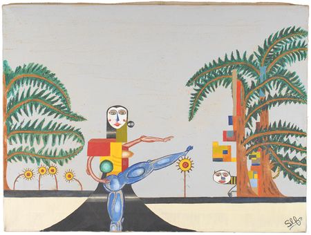 Lot #821 Sean Flynn: Incredible original painting by Sean Flynn - Image 1