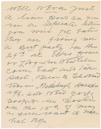 Lot #932 Cy Young: Baseball?s pitching legend heads to Boston for the American League?s Golden Jubilee - Image 2