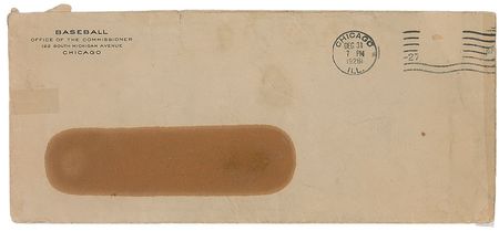 Lot #916 Kenesaw M. Landis Typed Letter Signed - Image 2