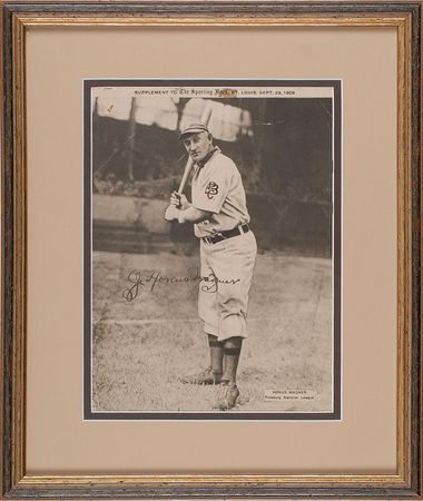 Lot #928 Honus Wagner: Extremely desirable 1909 Sporting News premium - Image 2