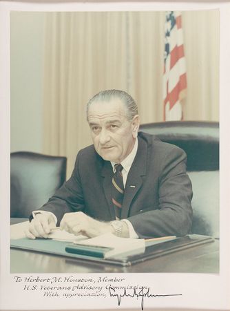 Lot #104 Lyndon B. Johnson - Image 1
