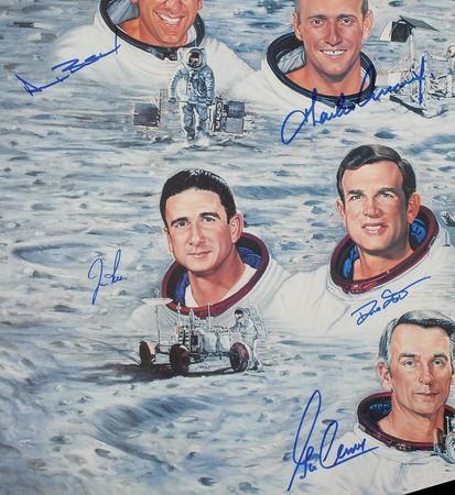 Lot #459 Moonwalkers: Fantastic Ron Lewis limited edition ‘Moonwalkers’ - Image 3