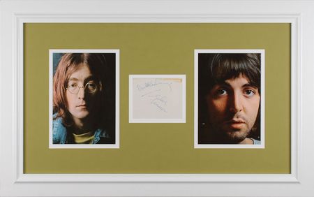 Lot #727 Beatles: Lennon and McCartney: Late 1963 promo of the Beatles frontmen - Image 1