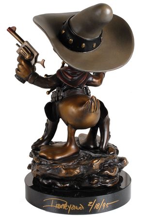Lot #565 Carl Barks: Stunning bronze of the ?Sheriff of Bullet Valley? - Image 2