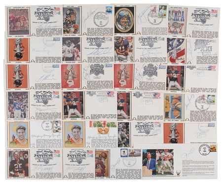 Lot #958 Football Commemorative Covers - Image 1
