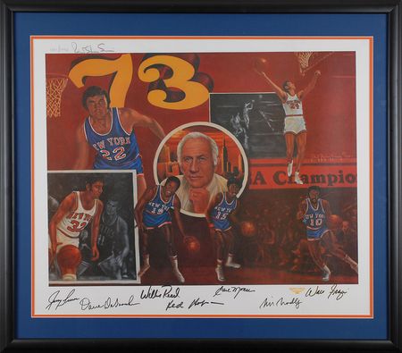 Lot #979 NY Knicks: 1973 Print - Image 1