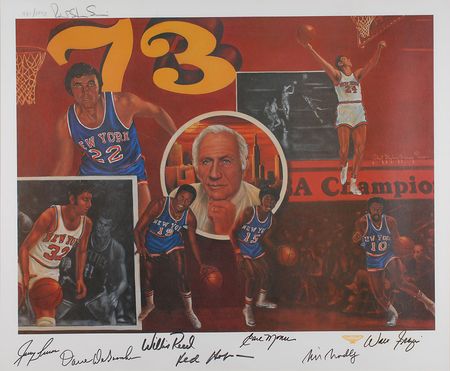 Lot #979 NY Knicks: 1973 Print - Image 2