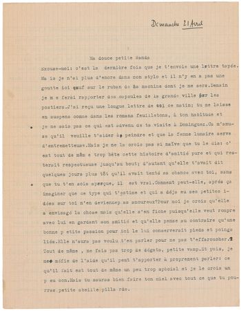 Lot #625 Jean-Paul Sartre: “The Actress as a symbolic representative of the eternal feminine” - Image 1
