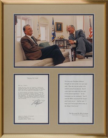Lot #299 Billy Graham Typed Letter Signed - Image 1