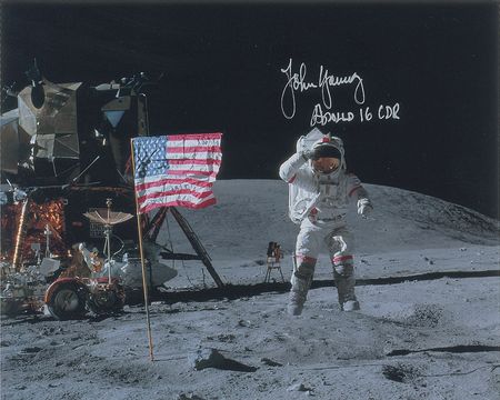 Lot #456 John Young Signed Photograph - Image 1