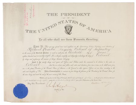 Lot #43 William McKinley Signed Document - Image 1