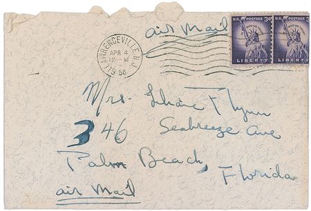 Lot #822 Sean Flynn: Remarkable archive from the vanished son of Damita and Flynn??If father and M.G.M. want me to do a picture, they can all go to hell? - Image 3