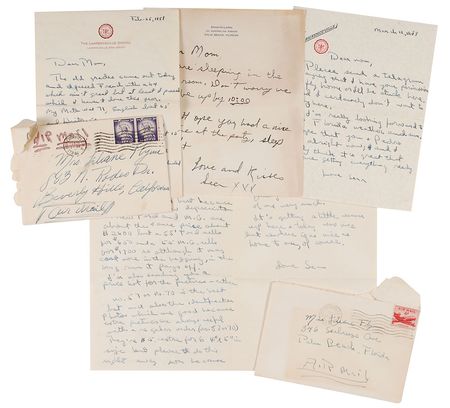 Lot #822 Sean Flynn: Remarkable archive from the vanished son of Damita and Flynn??If father and M.G.M. want me to do a picture, they can all go to hell? - Image 4