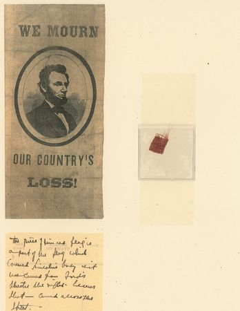 Lot #28 Abraham Lincoln: From the American flag that covered the martyred president’s body as it was carried from Ford’s Theatre - Image 2