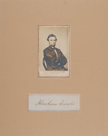 Lot #27 Abraham Lincoln Signature
