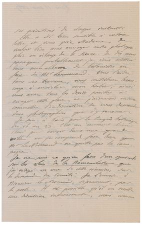 Lot #287 Alphonse Pyrame de Candolle Handwritten Letter Signed - Image 2