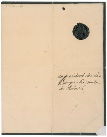Lot #292 Emperor Francis I Handwritten Letter Signed - Image 2