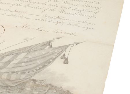 Lot #26 Abraham Lincoln: Beautiful Civil War commission for the grandson of Ethan Allen - Image 3