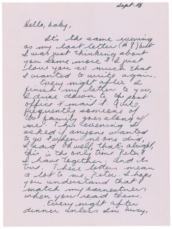 Lot #742 Janis Joplin: ?It?s right at bedtime as now, I close both my doors, light my one silly candle, get my cigarettes & an ashtray & sit down with you? - Image 2