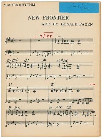 Lot #749 Steely Dan: Donald Fagen Handwritten Charts - Image 2