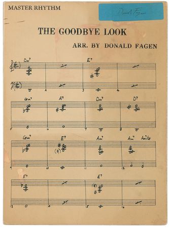 Lot #749 Steely Dan: Donald Fagen Handwritten Charts - Image 3