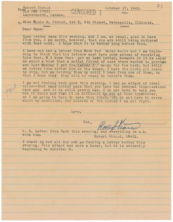 Lot #339 Robert Stroud - Image 2