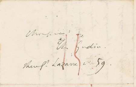 Lot #526 Eugene Delacroix: Delacroix sends his Byron-inspired “tableau” to a Somerset House exhibition - Image 2