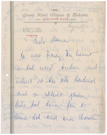 Lot #675 Herbert von Karajan Handwritten Letter Signed - Image 1
