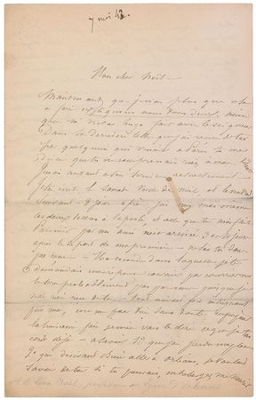 Lot #618 Henri Murger: The exceedingly rare French writer critiques Hugo’s play - Image 1