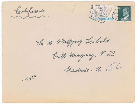 Lot #687 Joaquin Rodrigo Typed Letters Signed - Image 3