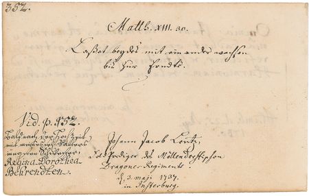 Lot #695 Georg Philipp Telemann: “All exists through harmony” - Image 2