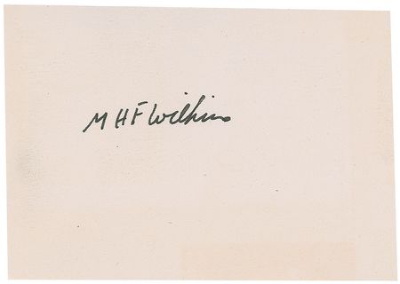 Lot #290 DNA: Watson, Crick, and Wilkins Signature - Image 1