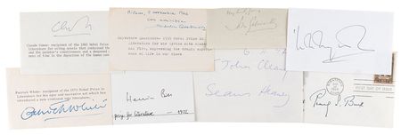 Lot #656 Nobel Prize Winners Signatures - Image 2