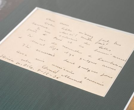 Lot #537 Edvard Munch: The painter of ‘The Scream’ mentions the psychiatrist who wrote ‘Art of Madmen’ - Image 3