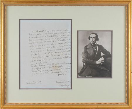 Lot #712 Giacomo Meyerbeer Handwritten Letter Signed - Image 3