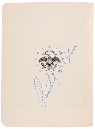 Lot #81 Presidents and Senators: Unique fully signed 1953 senate directory featuring Kennedy, Johnson, and Nixon - Image 1