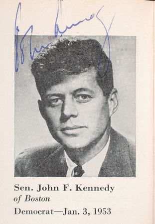Lot #81 Presidents and Senators: Unique fully signed 1953 senate directory featuring Kennedy, Johnson, and Nixon - Image 6