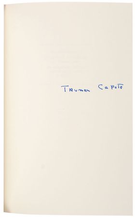 Lot #641 Truman Capote Book - Image 1
