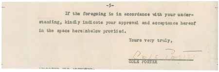 Lot #793 Cole Porter - Image 1
