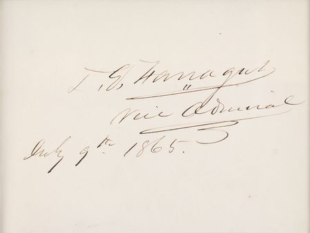 Lot #401 David G. Farragut Signature - Image 2