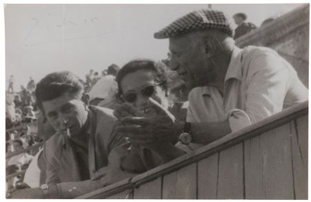 Lot #539 Pablo Picasso Signed Photograph - Image 1