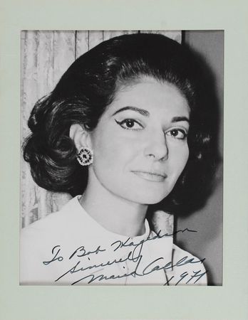 Lot #700 Maria Callas Signed Photograph - Image 2