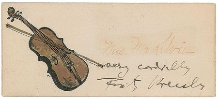 Lot #800 Virgil Thomson and Fritz Kreisler - Image 1