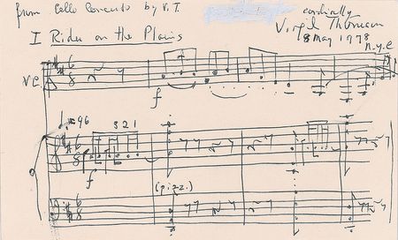 Lot #800 Virgil Thomson and Fritz Kreisler - Image 2