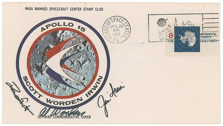 Lot #455 Apollo 15 Insurance Cover - Image 1