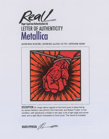 Lot #788 Metallica Album - Image 2
