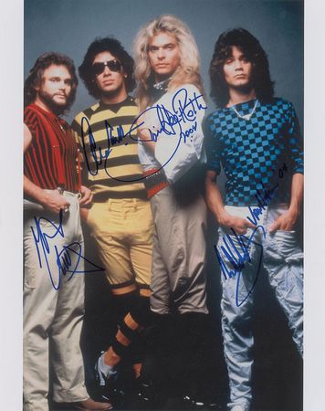 Lot #802 Van Halen Signed Photograph - Image 1